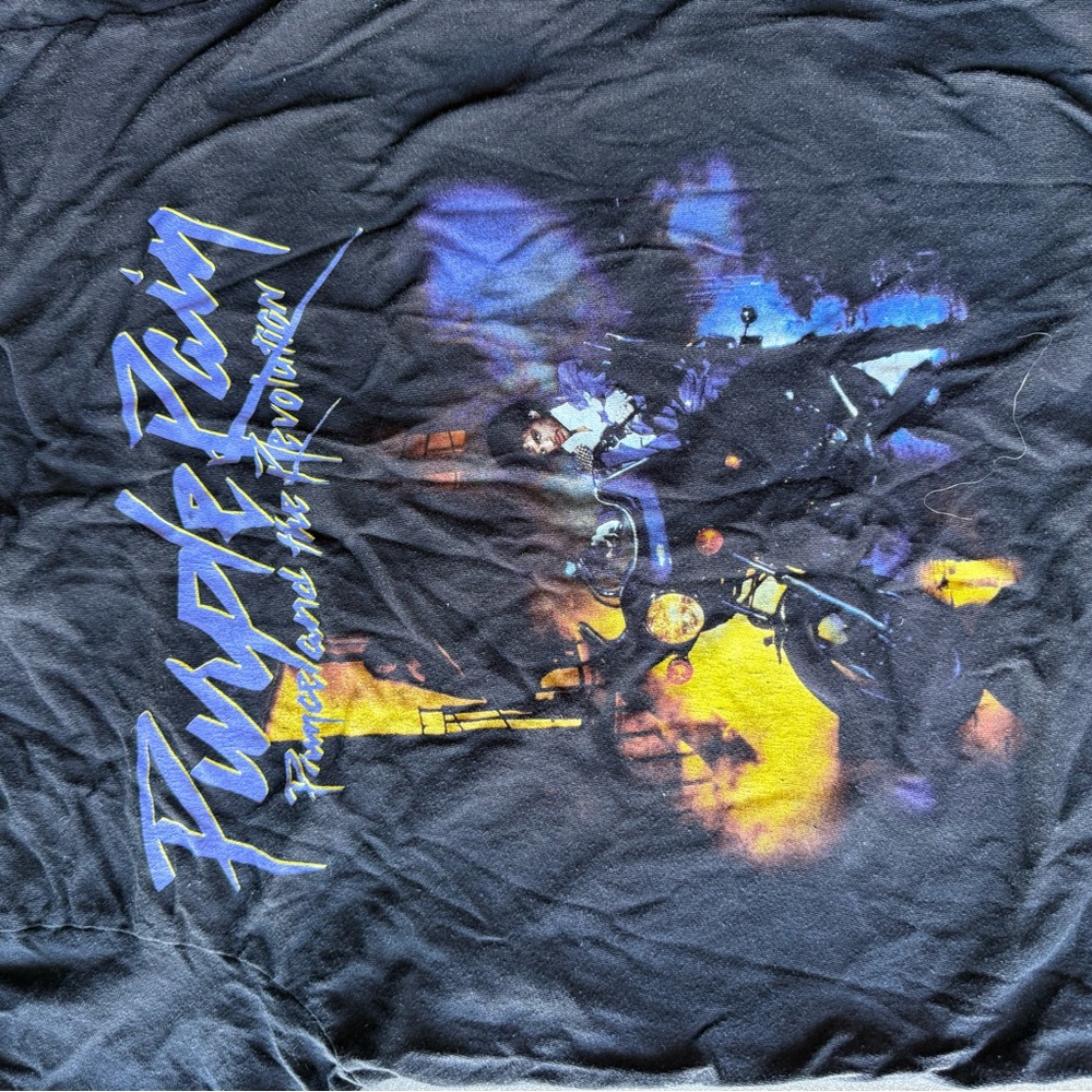 Prince & The Revolution 'Purple Rain' Black Graphic Tee